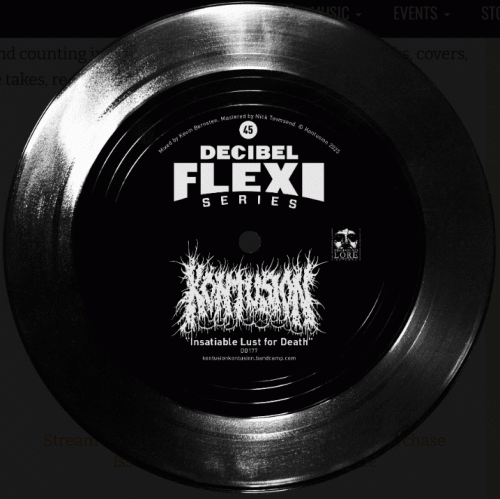 Kontusion : Insatiable Lust for Death (Single)